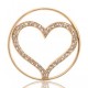 El Amor Sparkling Heart Lady's Gold Plate 33mm Coin
